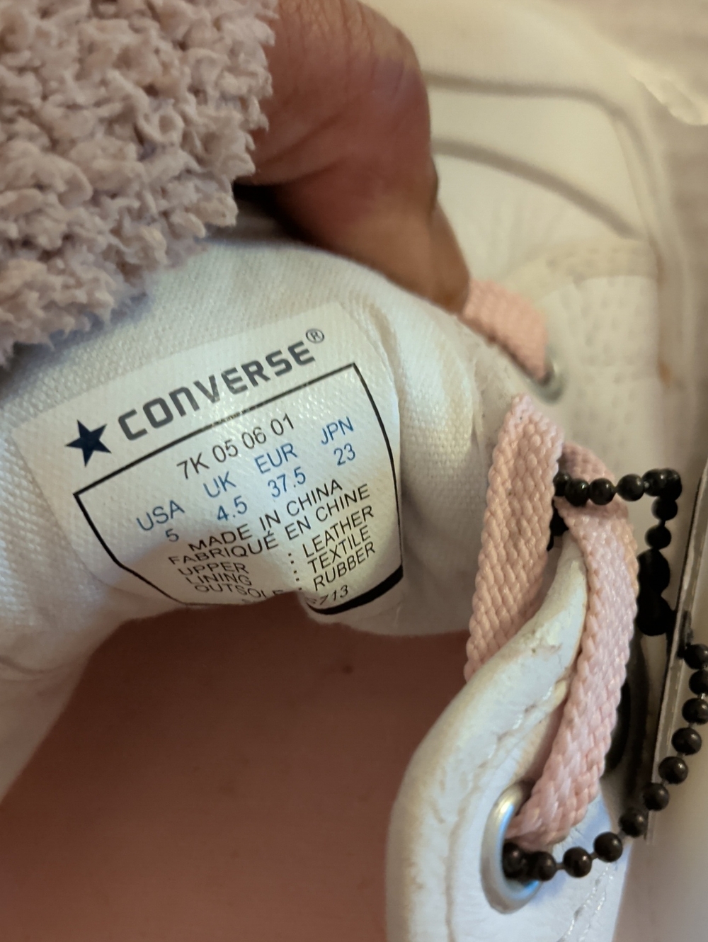 Converse Jack Purcell Low Top Sneakers - White Pink - Picture 9 of 16